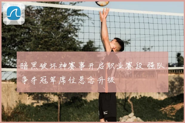 暗黑破坏神赛事开启职业赛段 强队争夺冠军席位悬念升级